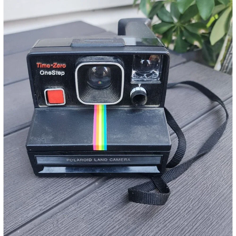 Vintage Polaroid Time-Zero OneStep Land Camera USA Made Film Untested